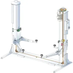 ELEVADOR ELETROMECÂNICO DE 2 COLUNAS 2.65M-3200KG RAVIOL