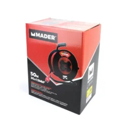 Extensão Elétrica com Enrolador Plástico MADER 50m 3Gx1.5mm² IP44