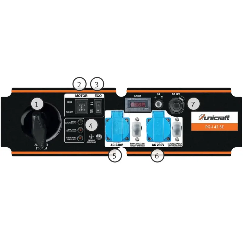 GERADOR INVERTER 4,1KW PG-I 42 SE UNICRAFT