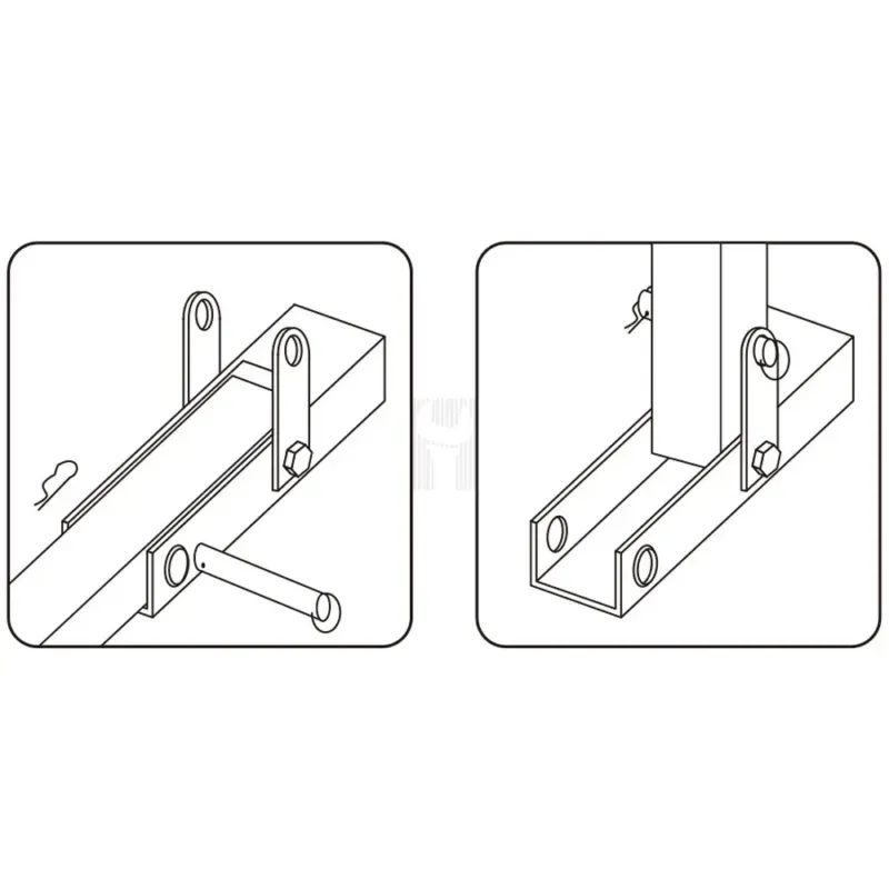 GRUA 2T COM BRAÇO GIRATÓRIO 360° KING TONY