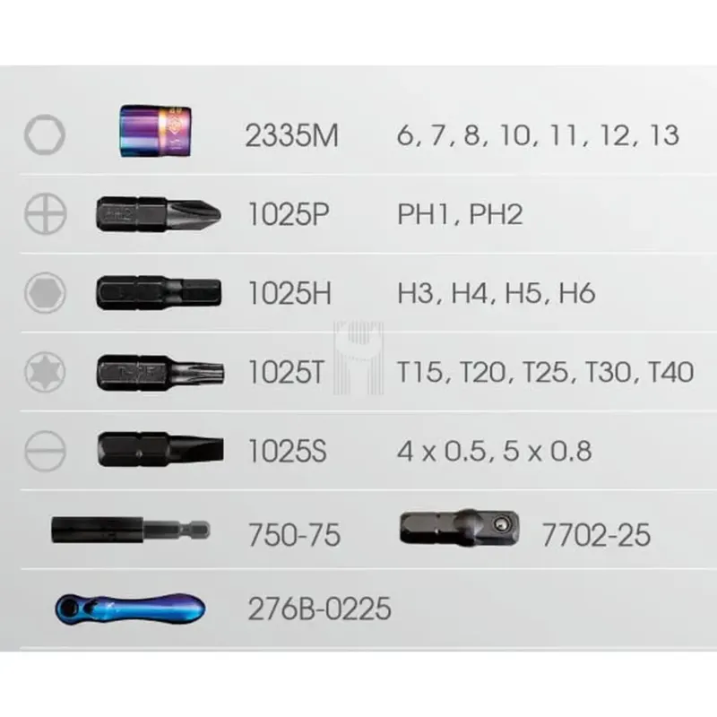 JOGO DE CHAVES CAIXA 23PCS 1/4" KING TONY