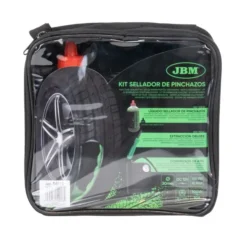Kit Selador e Compressor de Ar JBM com Líquido Selador 500ml e Bolsa de Transporte