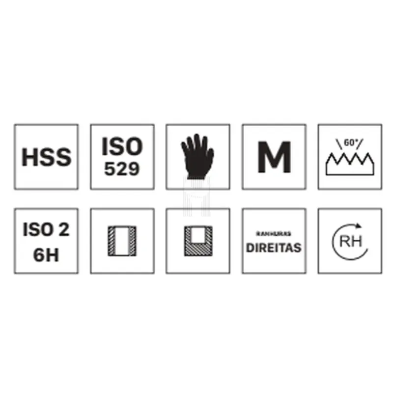 MACHO MANUAL ROSCA MÉTRICA 501 SOMTA