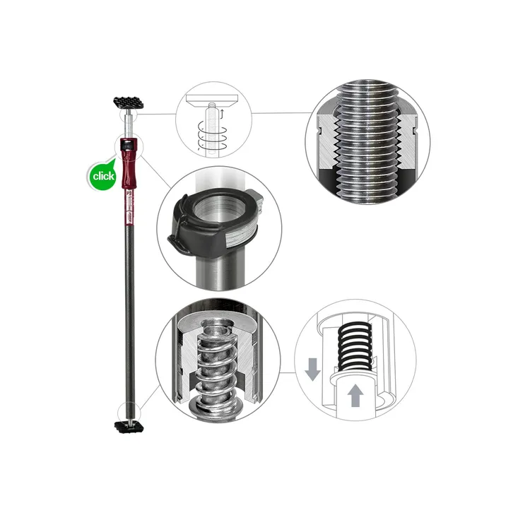 PRUMO EXTENSIVEL PROGRESSIVO  155/290cm ALTRAD