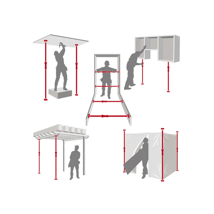 PRUMO EXTENSIVEL PROGRESSIVO  155/290cm ALTRAD