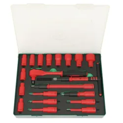 SET 20 PEÇAS 1/2” COM ROQUETE ISOLADO A 1 000V JONNESWAY