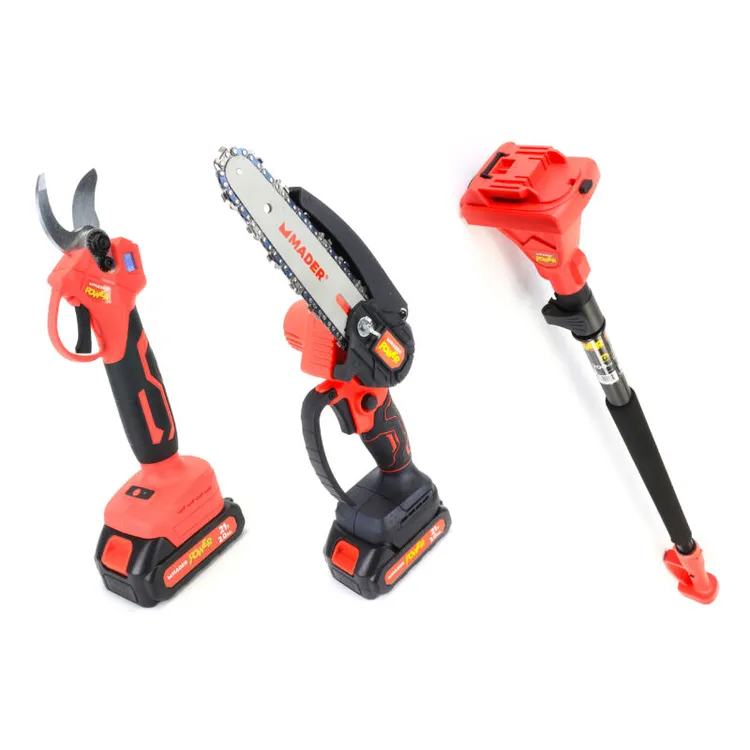 TESOURA + SERRA + EXTENSOR 21V, 2.0AH