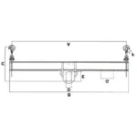 BALANCIM AJUSTÁVEL 3T 3900–4000 MM JAGUAR