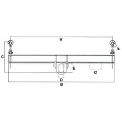 BALANCIM AJUSTÁVEL 3T 4900–5000 MM JAGUAR