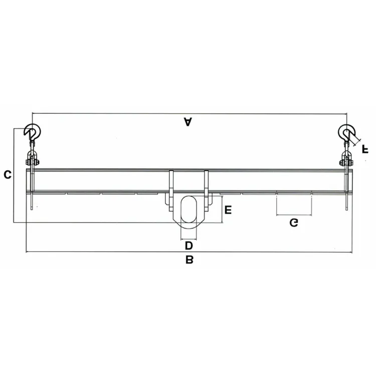 BALANCIM AJUSTÁVEL 5T 3900–4000 MM JAGUAR BALANCIM AJUSTÁVEL 5T 3900–4000 MM JAGUAR