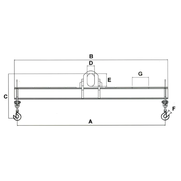 Balancim Ajustável JAGUAR JBA7510 7500kg 900mm