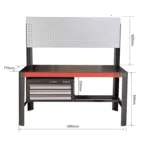 BANCADA DE TRABALHO COM CAIXA 3 GAVETAS FORCE