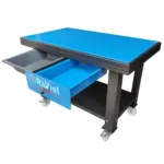 Bancada metálica para Desmontar Motores c/ rodas e aparadeira RAVIOL