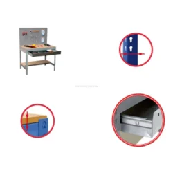 BANCADA PAINEL PERFURADO 600 KG SIMONWORK