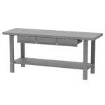 BANCADA TRABALHO 2000X640X865MM 3 GAVETAS HEAVYWARE