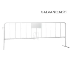 BARREIRA DE SEGURANÇA DE 1 BASE 2500MM GALVANIZADA SIRL