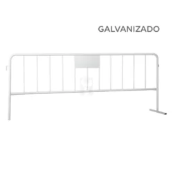 BARREIRA DE SEGURANÇA DE 1 BASE 2500MM GALVANIZADA SIRL