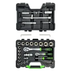 CAIXA FERRAMENTAS DE 37 PEÇAS EM POLEGADAS JBM