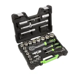 CAIXA FERRAMENTAS DE 37 PEÇAS EM POLEGADAS JBM