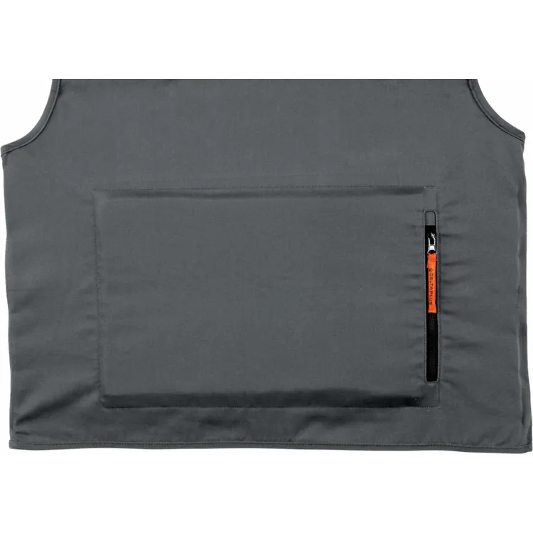 COLETE DE TRABALHO MACH 2 CINZENTO/LARANJA
