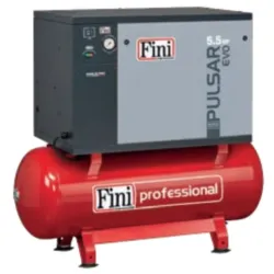 COMPRESSORES PISTÃO INSONORIZADOS BIESTÁGIO 270L-7,5 FINI