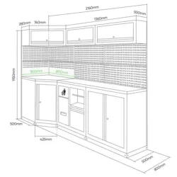CONJUNTO MODULAR 22 PEÇAS SERIE518 JBM