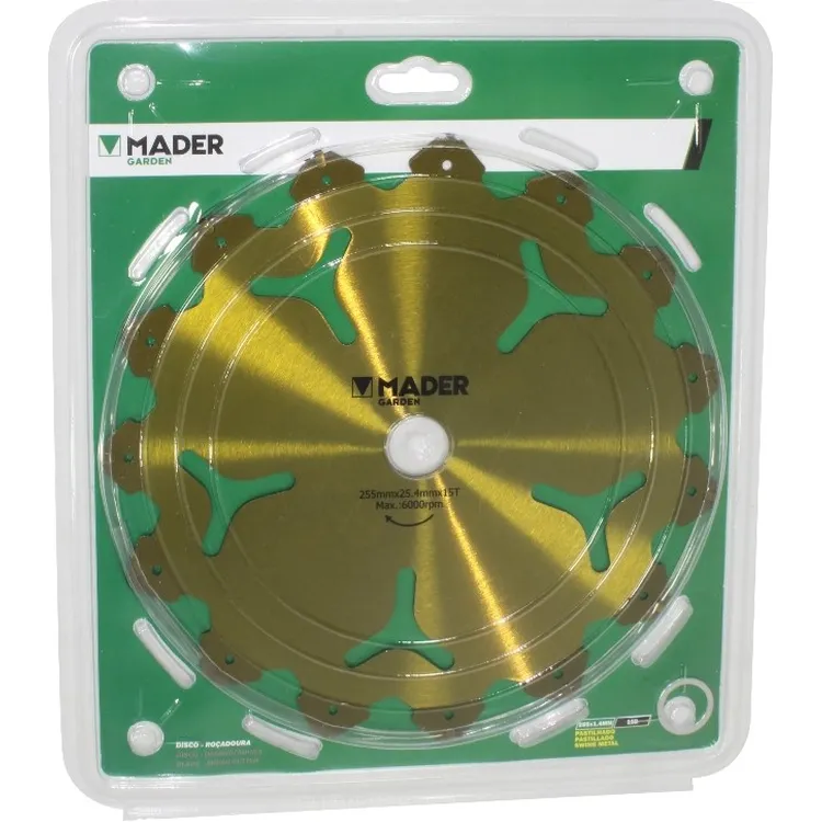 DISCO PARA ROÇADOURA 255X15DENTES MADER
