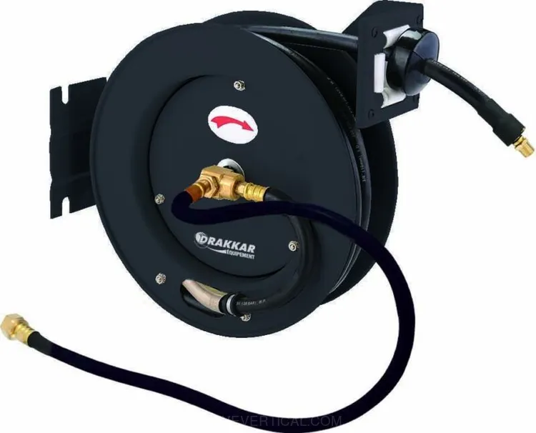 ENROLADOR AUTOMÁTICO TUBO AR 10M METÁLICO DRAKKAR ENROLADOR AUTOMÁTICO TUBO AR 10M METÁLICO DRAKKAR