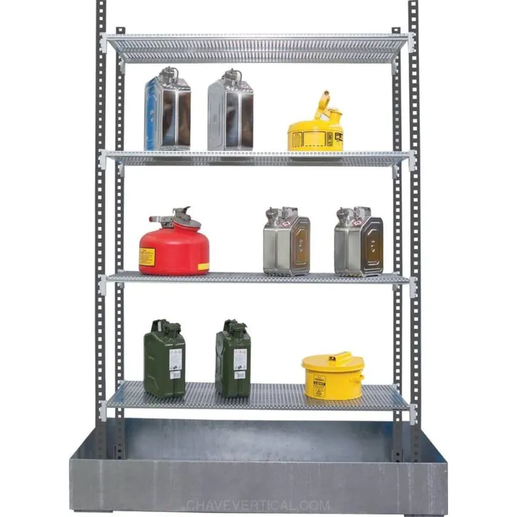 ESTANTE C/ BACIA RETENÇÃO GALVA 179L DRAKKAR