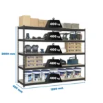 ESTANTE ECOFORTE 1204-5 MADEIRA SIMON RACK