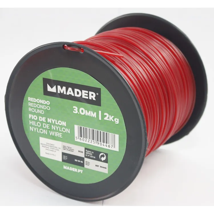 FIO NYLON REDONDO 3MMX2KG MADER FIO NYLON REDONDO 3MMX2KG MADER