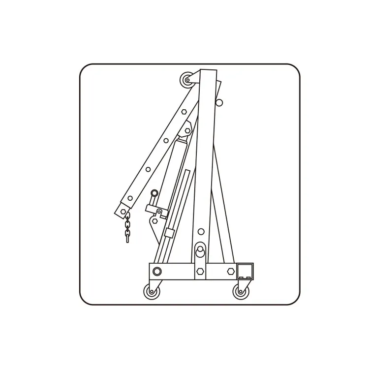 GRUA HIDRAULICA PARA OFICINA 2 TONELADAS KINGTONY