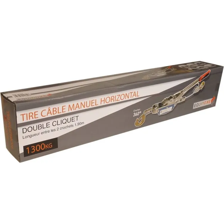 GUINCHO MANUAL DE TRAÇÃO POR CABO 1300KG DRAKKAR