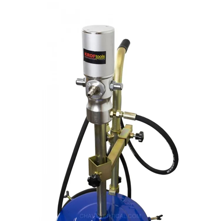 KIT BOMBA MASSA PNEUMÁTICA C/ TROLLEY 20-60KG KROFTOOLS