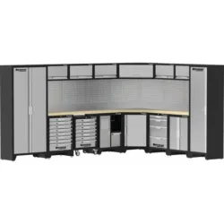 MOBILIÁRIO DE OFICINA 8 ELEMENTOS CANTO FAIA DRAKKAR