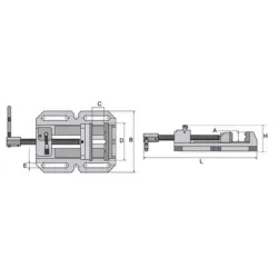 PRENSA BSI-Q 200 C/ APERTO RAPIDO OPTIMUM