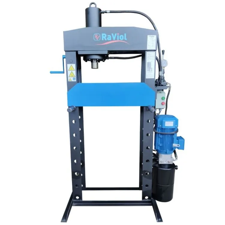 PRENSA ELECTRO-HIDRÁULICA COM HID. AMOVÍVEL 15 TON