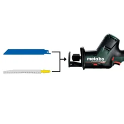 SERRA DE SABRE POWERMAXX SSE 12 BL METABO (metaBOX)