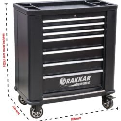 CARRO FERRAMENTAS 7 GAVETAS 2 PORTAS DRAKKAR