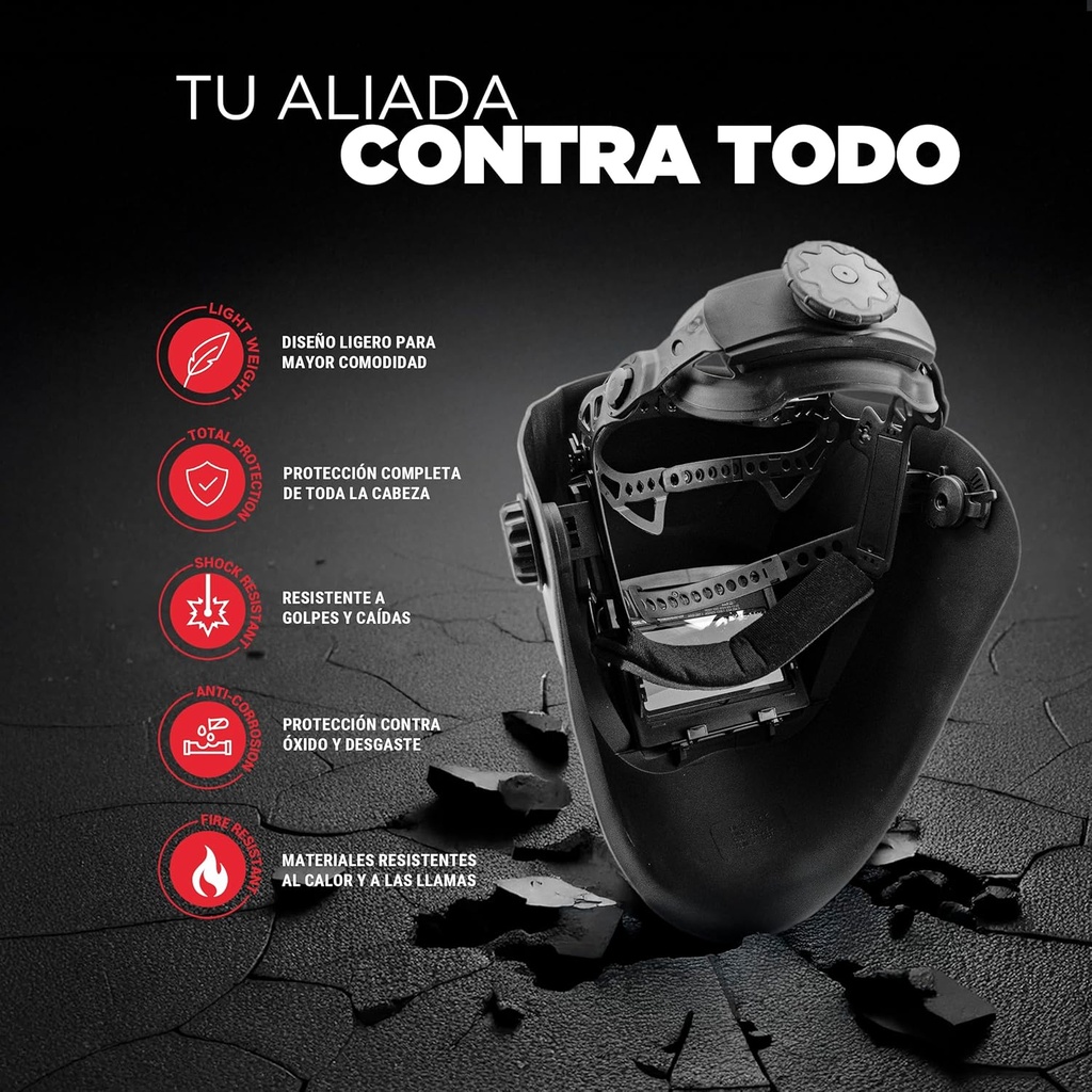 Máscara de Soldadura SOLTER HELLMET R-05 RED