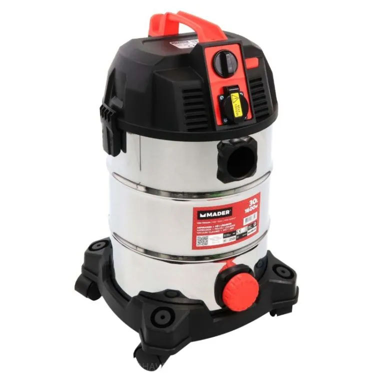 Aspirador Pó/Liquidos 1600W 30L MADER Aspirador Pó/Liquidos 1600W 30L MADER