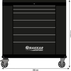 CARRO FERRAMENTAS 7 GAVETAS 2 PORTAS DRAKKAR