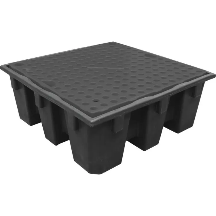 BACIA DE RETENÇÃO 450L C/ GRELHA 100% PE P/ 4 BIDÕES DRAKKAR BACIA DE RETENÇÃO 450L C/ GRELHA 100% PE P/ 4 BIDÕES DRAKKAR