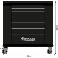 Carro de Ferramentas TNV Drakkar 7 Gavetas 2 Portas Laterais 215kg
