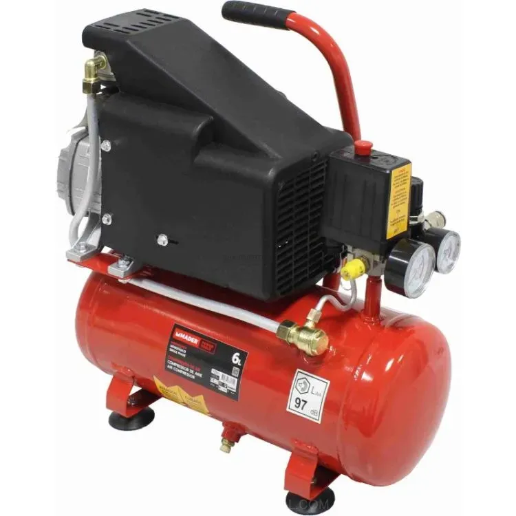 Compressor de Ar MADER 1.5HP 6L 8 Bar 230V