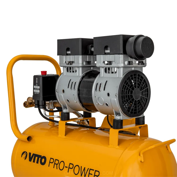 COMPRESSOR SEM ÓLEO SILENCIOSO 24LT 8 BAR 1.0HP VITO COMPRESSOR SEM ÓLEO SILENCIOSO 24LT 8 BAR 1.0HP VITO