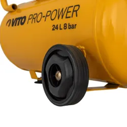 COMPRESSOR SEM ÓLEO SILENCIOSO 24LT 8 BAR 1.0HP VITO