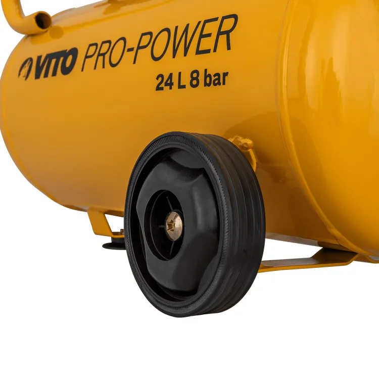 COMPRESSOR SEM ÓLEO SILENCIOSO 24LT 8 BAR 1.0HP VITO