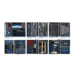 CONJUNTO DE FERRAMENTA COM 197 PEÇAS KING TONY