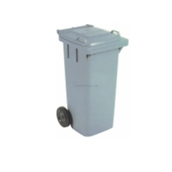 Contentor de lixo cinzento 80L ND 525x445x940mm polietileno